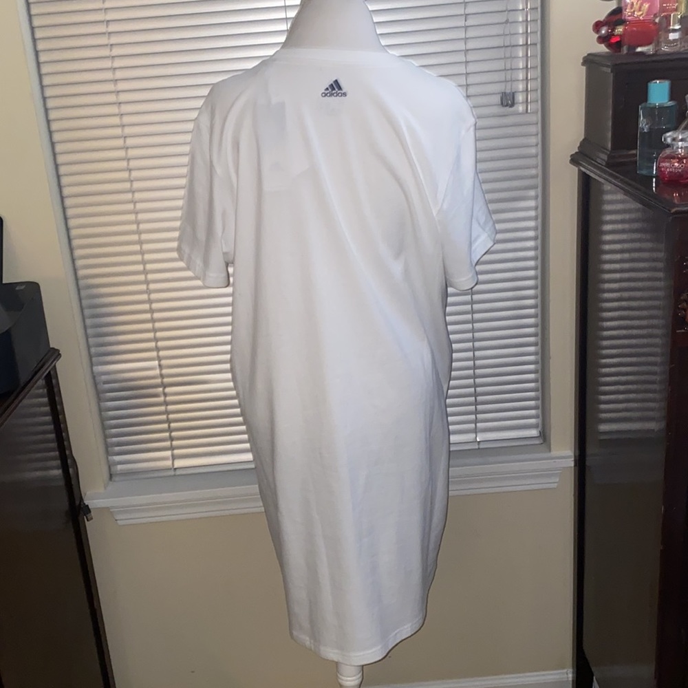 NWT adidas T-shirt dress white - Picture 4 of 6